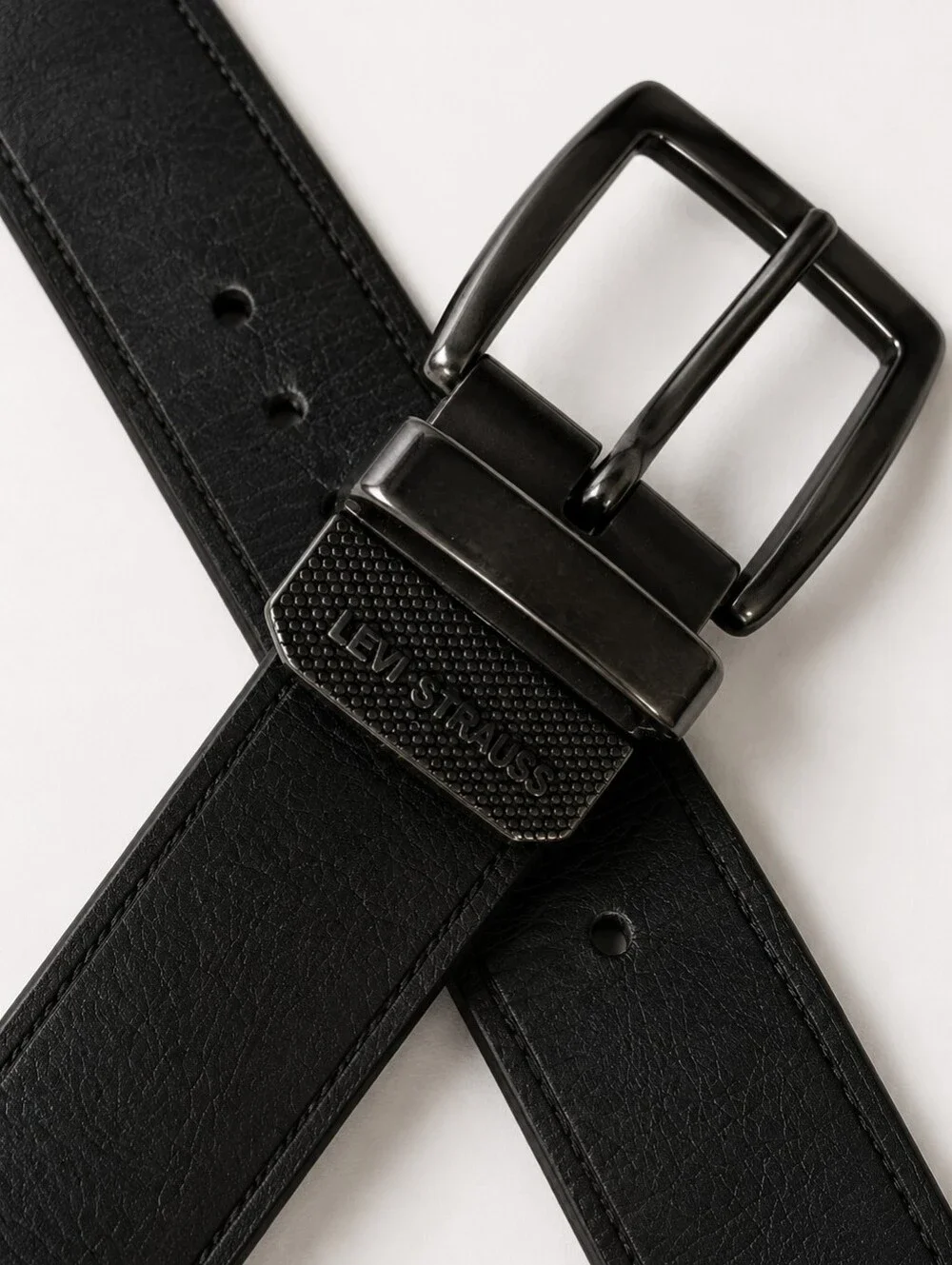 LEVI STRAUSS Black Leather Belt